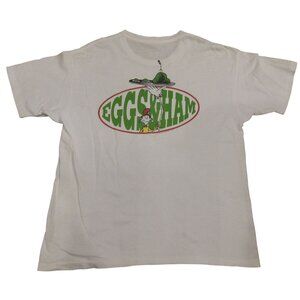 Vintage 1994 Green Eggs & Ham Dr. Suess Tag Single Stitch T-shirt Medium USA